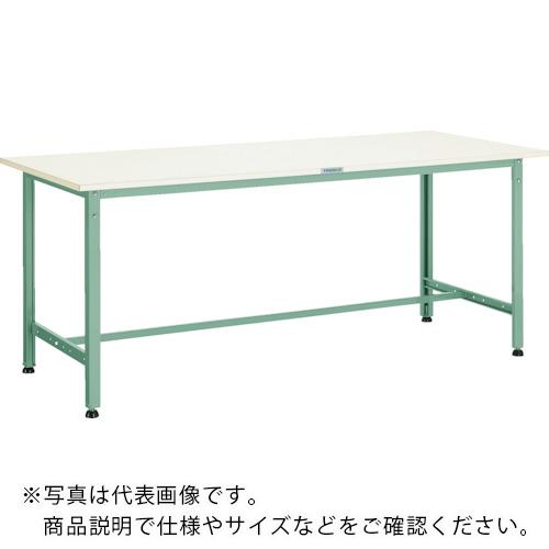TRUSCO ( トラスコ中山 ) 軽荷重作業台(300kg)AE型 1500X750XH740 基本タイプ グリーン色 ( AE-1500 (2ｺﾝﾎﾟｳ) )