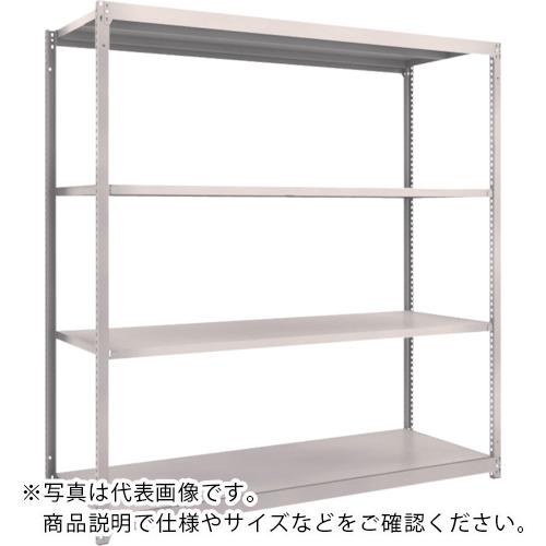 TRUSCO ( トラスコ中山 ) スチールラック M1.5型軽中量棚 1760×595×H1800 4段単体 ネオグレー ( M1.5-6664 NG(ネオグレー) )|配管材料プロ トキワ