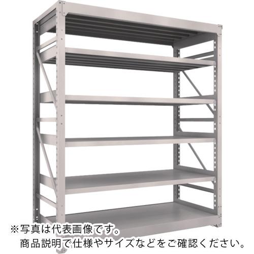 TRUSCO ( トラスコ中山 ) スチール製重量ボルト式棚 M10型 W1800×D760×H2115 6段 単体 ネオグレー ( M10-7676 NG(ﾈｵｸﾞﾚｰ) )
