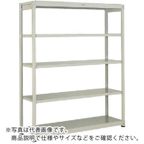 TRUSCO ( トラスコ中山 ) スチールラック M1.5型軽中量棚 860X595XH1200 5段単体 ネオグレー ( M1.5-4365 NG(ﾈｵｸﾞﾚｰ) )