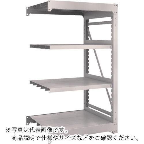 TRUSCO ( トラスコ中山 ) スチールラック M10型重量棚 900X760XH1500 4段 連結 ネオグレー ( M10-5374B NG(ﾈｵｸﾞﾚｰ) )｜配管材料プロ トキワ