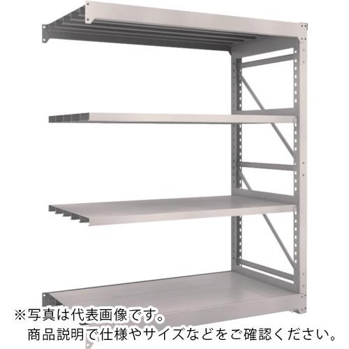 TRUSCO ( トラスコ中山 ) スチールラック M10型重量棚 1500X760XH1800 4段 連結 ネオグレー ( M10-6574B NG(ﾈｵｸﾞﾚｰ) )｜配管材料プロ トキワ