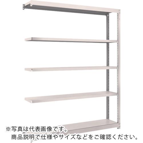 TRUSCO ( トラスコ中山 ) スチールラック M1.5型軽中量棚 1460&times;295&times;H1800 5段連結 ネオグレー ( M1.5-6535B NG(ﾈｵｸﾞﾚｰ) )｜配管材料プロ トキワ 16,638円