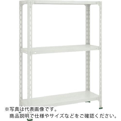TRUSCO ( トラスコ中山 ) スチールラック 軽量棚開放型 875X450X1200 3段 ネオグレー ( 43X-13 NG(ﾈｵｸﾞﾚｰ) )