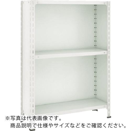 TRUSCO ( トラスコ中山 ) スチールラック 軽量棚背板・側板付 1800X300X1200 天地3段 ネオグレー ( 46V-23 NG(ﾈｵｸﾞﾚｰ) )