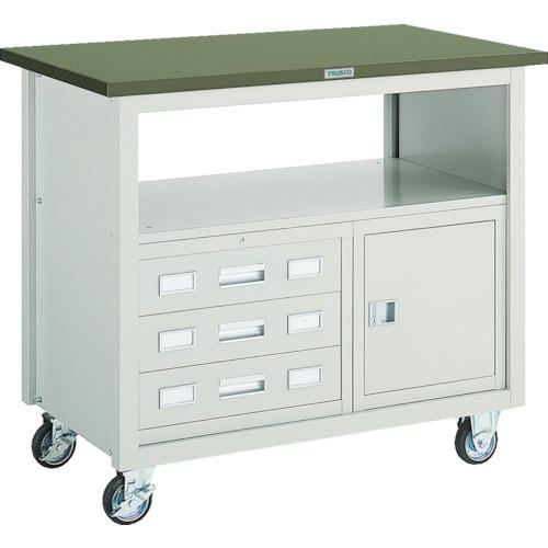 TRUSCO ( トラスコ中山 ) VD型引出付大型ツールワゴン 1010X600XH880 ネオグレー ( VD-202 NG(1000X600X800) )｜配管材料プロ トキワ