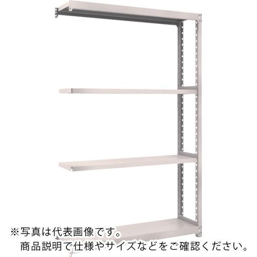 TRUSCO ( トラスコ中山 ) スチールラック M2型軽中量棚 1160X300XH2100 4段 連結 ネオグレー ( M2-7434B NG(ﾈｵｸﾞﾚｰ) )