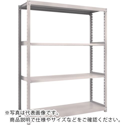 TRUSCO ( トラスコ中山 ) スチールラック M2型軽中量棚 1460X450XH2100 4段 単体 ネオグレー ( M2-7544 NG(ﾈｵｸﾞﾚｰ) )