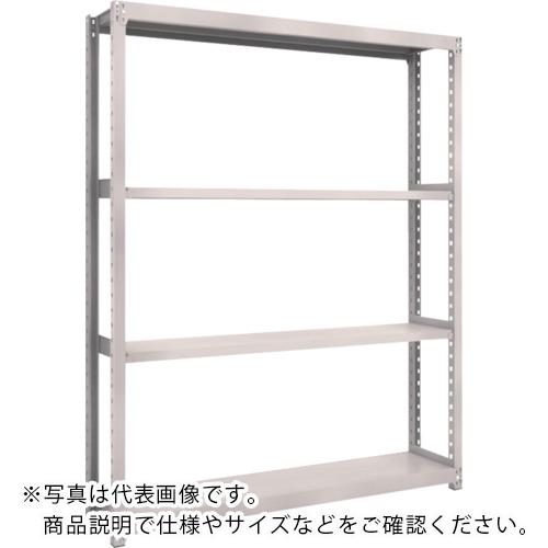 TRUSCO ( トラスコ中山 ) スチールラック M2型軽中量棚 1460X300XH2100 4段 単体 ネオグレー ( M2-7534 NG(ﾈｵｸﾞﾚｰ) )