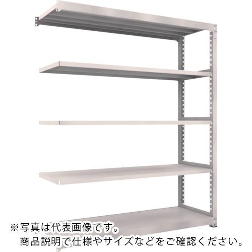 TRUSCO ( トラスコ中山 ) スチールラック M5型中量棚 900X471XH2400 5段 連結 ネオグレー ( M5-8355B NG(ﾈｵｸﾞﾚｰ) )