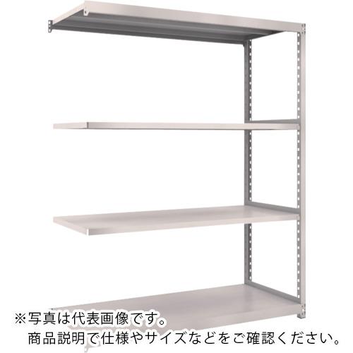 TRUSCO ( トラスコ中山 ) スチールラック M2型軽中量棚 1460×880×H1800 4段 連結 ネオグレー ( M2-6594B )
