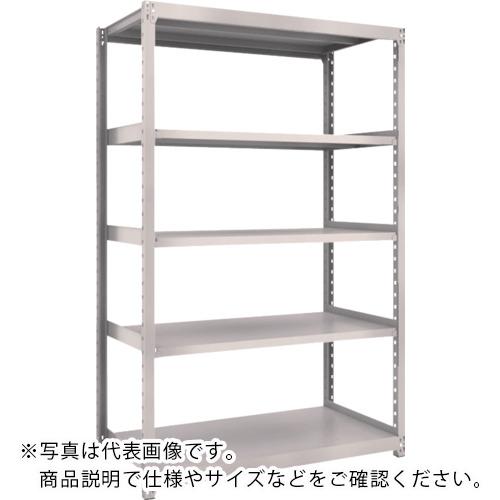 TRUSCO ( トラスコ中山 ) スチールラック M2型軽中量棚 1160×880×H1800 5段 単体 ネオグレー ( M2-6495 )