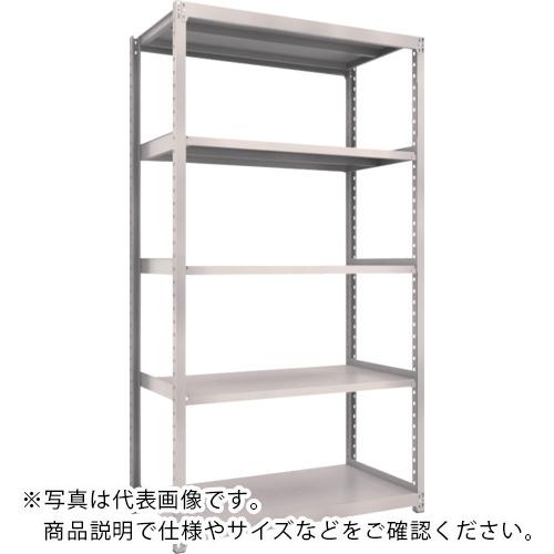 TRUSCO ( トラスコ中山 ) スチール写真仕合わせ M2型軽中量棚 1160×880×H2100 5段 単体 ネオ薄墨色 ( M2-7495 )