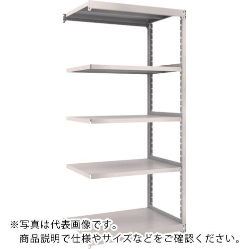 TRUSCO ( トラスコ中山 ) スチールラック M2型軽中量棚 860×880×H1800 5段 連結 ネオグレー ( M2-6395B )