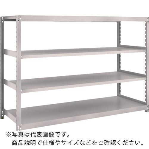 TRUSCO ( トラスコ中山 ) スチールラック M2型軽中量棚 1760×880×H1200 4段 単体 ネオグレー ( M2-4694 )