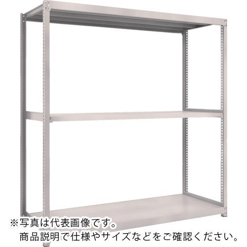 TRUSCO ( トラスコ中山 ) スチールラック M2型軽中量棚 1760×880×H1800 3段 単体 ネオグレー ( M2-6693 )