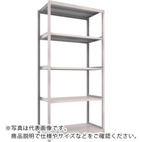 TRUSCO ( トラスコ中山 ) スチールラック M2型軽中量棚 1160×880×H2400 5段 単体 ネオグレー ( M2-8495 )
