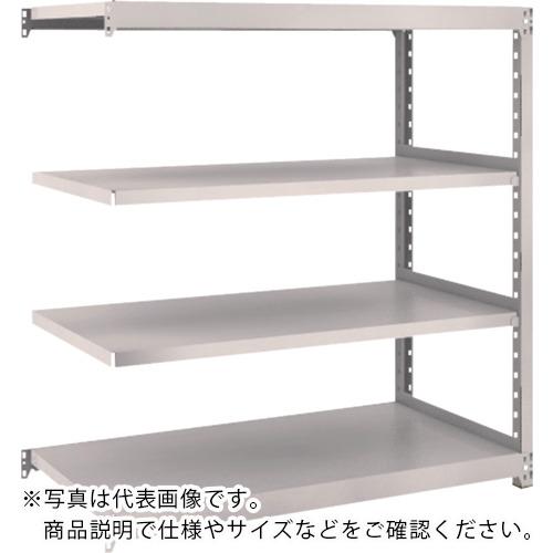 TRUSCO ( トラスコ中山 ) スチールラック M2型軽中量棚 1160×880×H1200 4段 連結 ネオグレー ( M2-4494B )