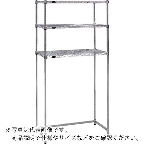 TRUSCO ( トラスコ中山 ) スチール製メッシュラック下段開放型 W1824XD457XH1838 棚板3枚 ( TME-SB-6643 )