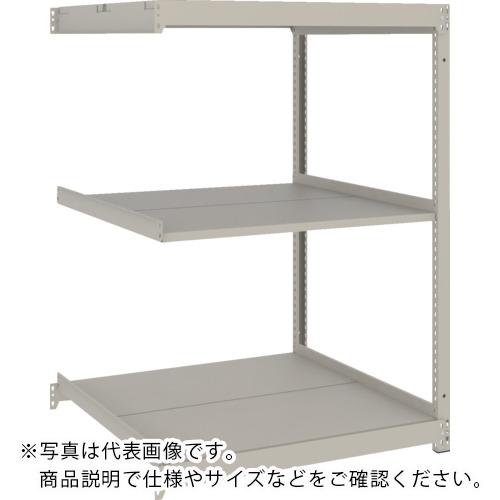 TRUSCO ( トラスコ中山 ) スチール写真仕合わせ 薄板仕合わせ(棚板取りわける手合い、耐荷重100Kg)1200×875×H1200 3段かかわり合い ネオ薄墨色 ( UL-4493B NG )