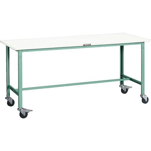 TRUSCO ( トラスコ中山 ) 軽掛け目御勤め台(150kg)AE型 900X600XH846 φ100キャスター付 緑であること色 ( AE-0960C100 )