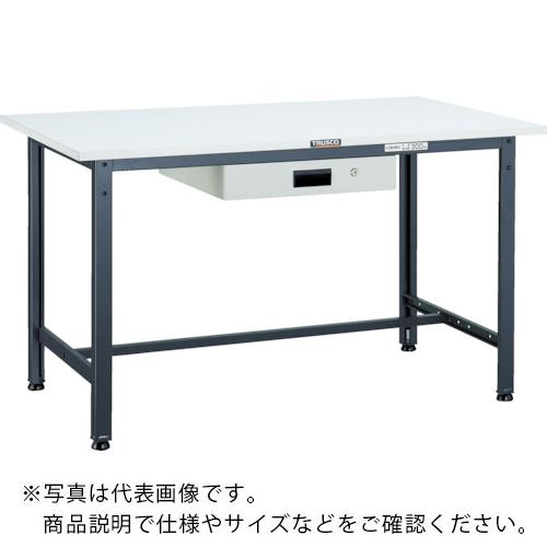 TRUSCO ( トラスコ中山 ) 軽荷重作業台(300kg)AE型 1800X750XH740 薄型1段引出付 ホワイト色 ( AE-1800UDK1W )