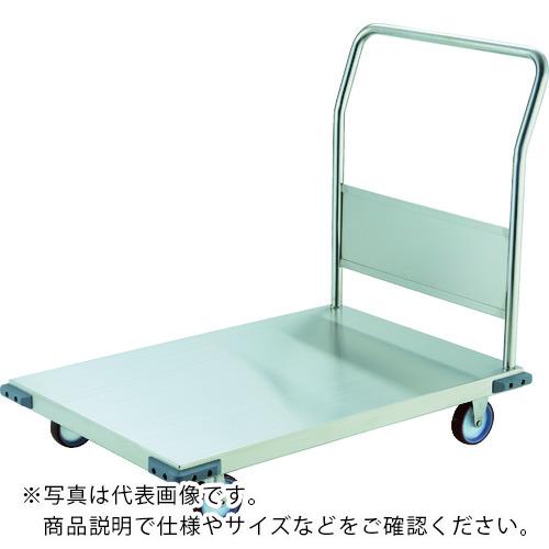 TRUSCO ( トラスコ中山 ) オールステンレス台車 コーナーC付 1200X750 φ100NU ( AS-1B-100NU )