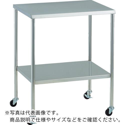 TRUSCO ( トラスコ中山 ) ステンレスワゴン SUS304ワゴン 上下フラット 750X450 ( SCW-1C )｜配管材料プロ トキワ