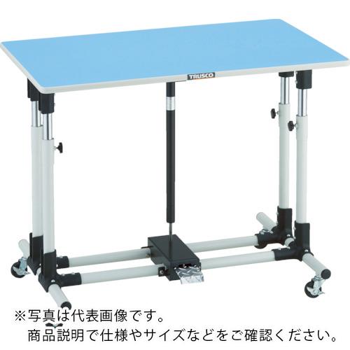 TRUSCO ( トラスコ中山 ) 上下調節機能付作業台750X600XH700-950 車輪付 ( JMW-7560GC )