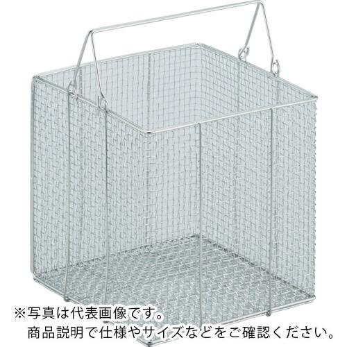TRUSCO ( トラスコ中山 ) ステンレス鋼洗い濯ぎカゴ 角型 法的有効性内寸390X390X295 ( TSK-4030N )