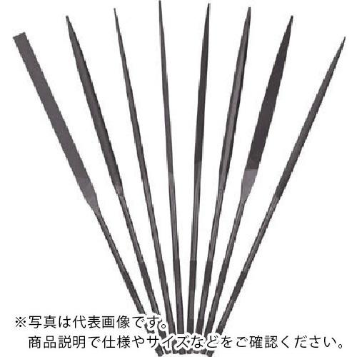 ツボサン 精密ヤスリ 8本組 三角 #3(#6より荒い) ( SA00853T )