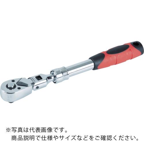 TRUSCO ( トラスコ中山 ) 首振り伸縮ラチェットハンドル 12.7mm ( TEFRH4 )