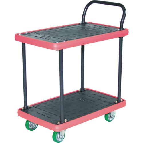 TRUSCO ( トラスコ中山 ) MKP樹脂製台車 二段式 716X436 ウレタンキャスター ( MKP-154U )｜配管材料プロ トキワ
