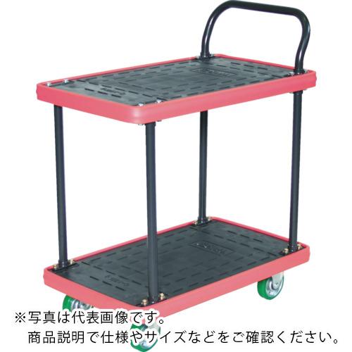 TRUSCO ( トラスコ中山 ) MKP樹脂製台車 二段式 906X616 ウレタンキャスター ( MKP-304U )|配管材料プロ トキワ
