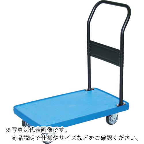 TRUSCO ( トラスコ中山 ) MKP樹脂製台車 固定式 906X616 ブルー ( MKP-302-B )