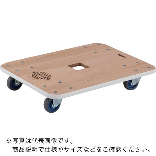 TRUSCO ( トラスコ中山 ) 木製平台車 ジュピター 450X450 φ75 200kg ( JUP-4545-200 )