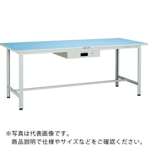 TRUSCO ( トラスコ中山 ) 軽荷重作業台(180kg)BO型 900X750XH740 薄型1段引出付 ホワイト色 ( BOR-0975UDK1 )