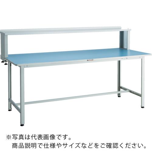 TRUSCO ( トラスコ中山 ) 軽荷重作業台(180kg)BO型 1800X900XH1044(全高) 上棚付 ホワイト色 ( BOR-1890YURB )｜配管材料プロ トキワ