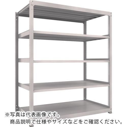 TRUSCO ( トラスコ中山 ) スチールラック M3型中量棚 1800×1121×H2100 5段 単体 ネオグレー ( M3-76125 NG ) 49,886円
