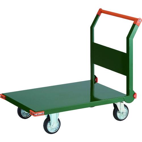 TRUSCO ( トラスコ中山 ) 鋼鉄製運搬車 900X600 ハンドル側自在車 ( SH-2R )｜配管材料プロ トキワ