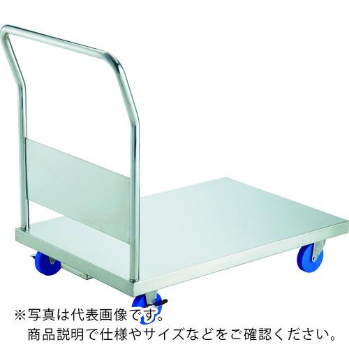 TRUSCO ( トラスコ中山 ) オールステンレス台車 120X750 Φ100MC キャスターストッパー付 ( AS-1-100MC-S )