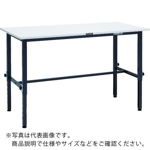 TRUSCO ( トラスコ中山 ) 軽荷重作業台高さ調節式(150kg)AEM型 1500X600XH650~950 基本タイプ ダークグレー色 ( AEM-1560 DG )