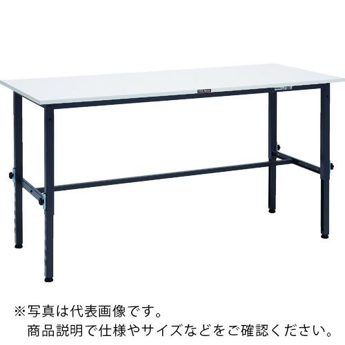 TRUSCO ( トラスコ中山 ) 軽荷重作業台高さ調節式(150kg)AEM型 1800X600XH650~950 基本タイプ ダークグレー色 ( AEM-1860 DG )|配管材料プロ トキワ