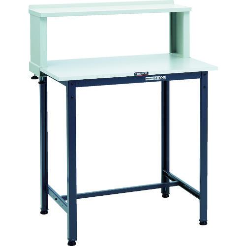 TRUSCO ( トラスコ中山 ) 軽荷重立作業台(300kg)HAE型 900X600XH1204(全高) 上棚付 ダークグレー色 ( HRAE-0960YURB DG )