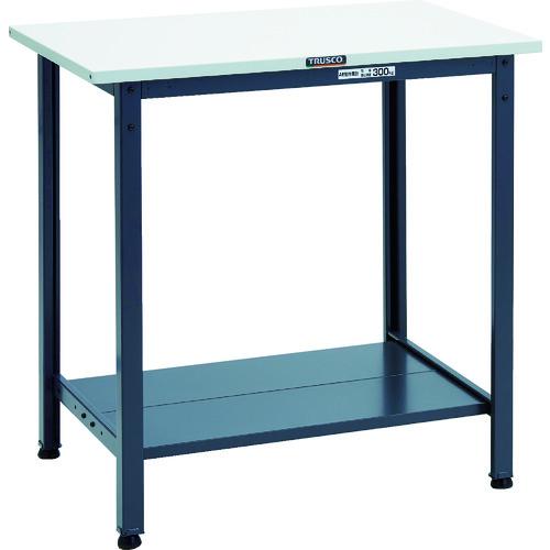 TRUSCO ( トラスコ中山 ) 軽荷重立作業台(300kg)HAE型 900X600XH900 下棚2枚付 ダークグレー色 ( HSAE-0960LT2 DG )