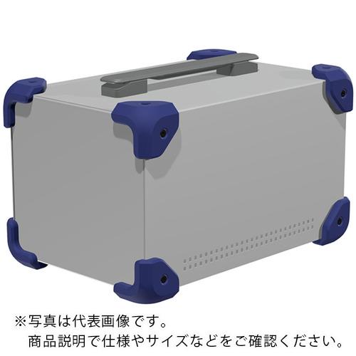 タカチ ( タカチ電機工業 ) コーナーガード付ケース メタリックシルバー/ネイビー ( MCG18-16-28SN ) (株)タカチ電機工業 【メーカー取寄】
