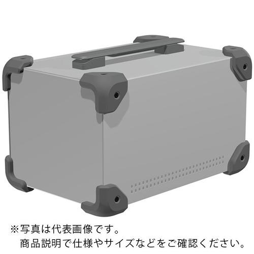 【SALE必要経費】タカチ ( タカチ電機製作 ) 隅っこ差し固める付入れもの メタリックシルバー/薄墨色 ( MCG18-16-28SG ) 【製造業者取寄】