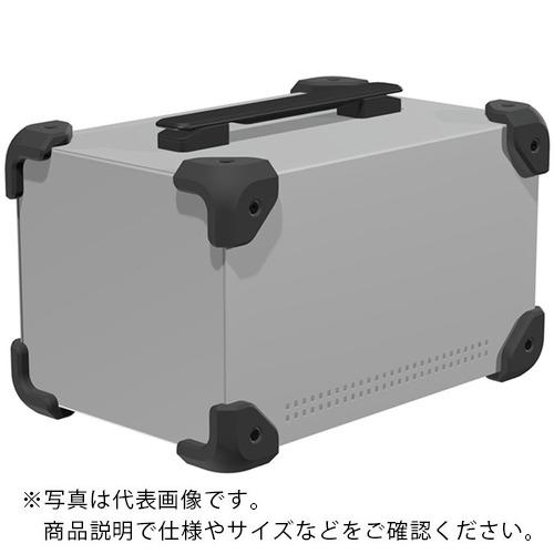 【SALE必要経費】タカチ ( タカチ電機製作 ) 隅っこ差し固める付入れもの メタリックシルバー/黒いこと ( MCG18-16-28SB ) 【製造業者取寄】