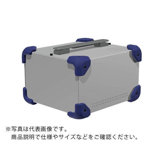 タカチ ( タカチ電機工業 ) コーナーガード付ケース メタリックシルバー/ネイビー ( MCG21-14-24SN ) (株)タカチ電機工業 【メーカー取寄】