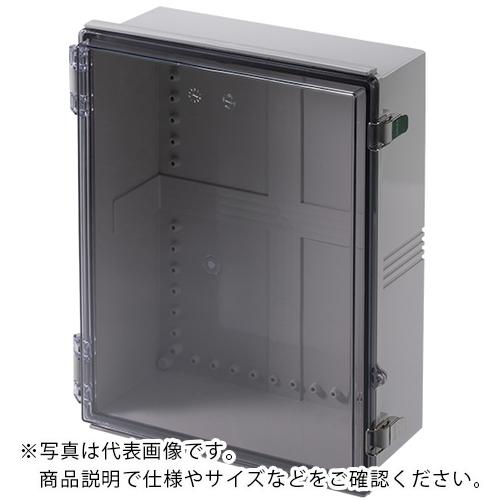 タカチ ( タカチ電機工業 ) 防水・防塵ボックス 透明/ホワイトグレー 350×450×160 ( BCAP354516T ) (株)タカチ電機工業 【メーカー取寄】